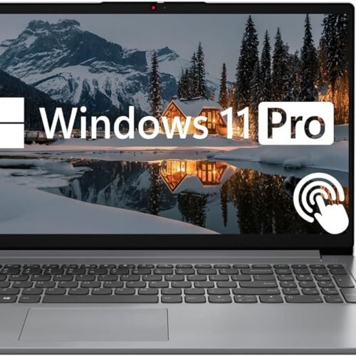 Lenovo IdeaPad 15.6” FHD Touchscreen Laptop, 40GB RAM 2.5TB Storage (2TB SSD+512GB Docking Station Set), 6-Cores Intel Core i3, Windows 11 Pro with Microsoft Office Included, Plusera Earphones