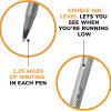 BIC Round Stic Xtra Life Black Ballpoint Pens, Medium Point Pens (1.0mm), 144-Count Pack of Bulk Pens, Flexible Round Barrel for Writing Comfort, No. 1 Selling Ballpoint Pens