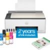 HP Smart Tank 5103 Wireless All-in-One Ink Tank Printer with 2 Years of Ink and 100sheets of Photo Paper Included, Print, scan, Copy, Best-for-Home, Refillable Ink Tank(5D1B2A)