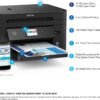 Epson Workforce WF-2960 Wireless All-in-One Printer with Scan, Copy, Fax, Auto Document Feeder, Automatic 2-Sided Printing, 2.4" Touchscreen Display, 150-Sheet Paper Tray and Ethernet,Black