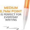 BIC Xtra-Sparkle Number 2 Mechanical Pencils With Erasers (MPLP241-BLK), Medium Point (0.7mm), 24-Count Pack, Cute Mechanical Pencils For Girls, Boys and Adults (Barrel Colors May Vary)