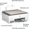 HP Smart-Tank 5000 Wireless All-in-One Ink-Tank Printer with up to 2 years of ink included, mobile print, scan, copy, white, 17.11 x 14.23 x 6.19