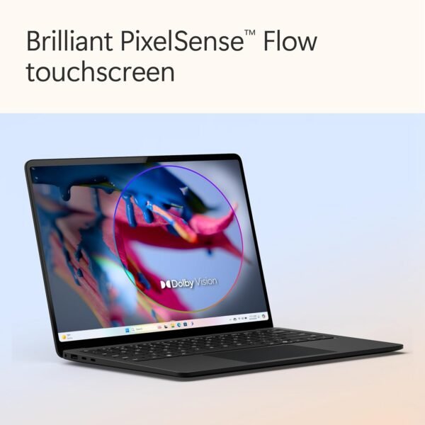 Microsoft Surface Laptop (2024), Windows 11 Copilot+ PC, 13.8" Touchscreen Display, Snapdragon X Plus (10 core), 16GB RAM, 512GB SSD Storage, Black
