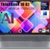 Lenovo Thinkbook 16 G7 Ultra 5 Premium Laptop Computer Intel 12-Core 16" FHD 32GB DDR5 RAM, 1TB PCIe SSD Thunderbolt 4 WiFi 6E RJ45 Win 11 Pro NPU AI Experience Copilot Business Laptop Vent-HEA