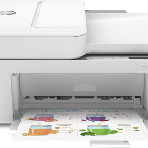 HP DeskJet Plus 4155 Wireless All-in-One Printer - Compact Inkjet Printer with Mobile Printing, Scanner, Copier, Bluetooth, Home Office & WiFi Compatible - 3XV13A (Renewed)