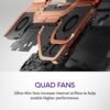 Alienware M18 R2 Gaming Laptop - 18 QHD+ 165Hz 3ms Display, Intel Core i9-14900HX, 32GB DDR5 RAM, 1TB SSD, NVIDIA GeForce RTX 4080 12 GB GDDR6, Windows 11 Home, Onsite Service - Dark Metallic Moon