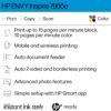 HP ENVY Inspire 7955e Wireless Color Inkjet Printer, Print, scan, copy, Easy setup, Mobile printing, Best-for home, 3 month Instant Ink trial included, White