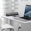 Desk Clamp Power Strip USB C,40W Total Fast Charging Station,4 PD 20W USB C Ports,Desk Edge Mount Power Strip 6 USB Ports 5 AC Outlets Surge Protector,Fit 1.96" Tabletop Edge,ETL Listed