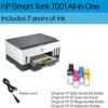 HP Smart -Tank 7001 Wireless All-in-One Cartridge-free Ink -Tank Printer, up to 2 years of ink included, mobile print, scan, copy (28B49A)