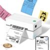 Bluetooth Thermal Label Printer, Wireless 4x6 Shipping Label Printers for Small Business, Compatible with Android&iOS and Windows, Address Label Printer for Amazon, Ebay, Shopify, Etsy, USPS
