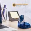 Bostitch Office Personal Electric Pencil Sharpener, Powerful Stall-Free Motor, High Capacity Shavings Tray, Blue