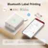 NIIMBOT Label Maker Machine Bluetooth Label Printer for School Home Office Organization, Wireless Mini Labeler D110 Upgraded Version, Label Machine with Label, White
