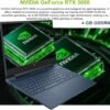HP Victus 15.6 i5 Gaming Laptop, 15.6" FHD 1920*1080 144Hz, Intel Core i5-12450H, NVIDIA GeForce RTX 3050, 16GB RAM, 1TB SSD, Backlit KB, Touchpad, SD Card Reader, Webcam, HDMI, Wi-Fi 6, W11 H, Blue
