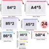 24pcs Mesh Zipper Pouch Bags - 8 Sizes Plastic Zipper Pouches for Organization, Mesh Bags with Zipper, Waterproof Clear Travel Pouches, UMETDO File Bag with Zipper for Office Supplies