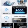 18.5"Laptop Computer with Windows 11 PRO,8000 mAh Battery,Intel N150 Quad-Core Processor UP to 3.6GHZ,16GB DDR4 RAM 512GB SSD,WiFi 5,Full HD IPS Display,2025 Laptops for Work Business Office Student