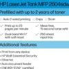 HP LaserJet-Tank MFP 2604sdw Wireless Black & White Printer Prefilled With Up to 2 Years of Original HP-Toner (381V1A)