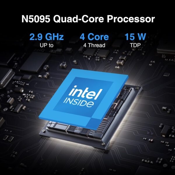 14 inch Windows 11 Laptop Computer, 8GB DDR4 RAM 128GB SSD, 4-Core Intel CPU (Up to 2.9GHz), Thin & Portable Notebook PC, WiFi, BT4.2, MS Office 2024
