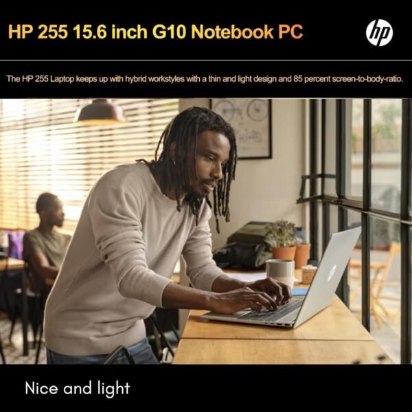 hp 255 G10 Laptop for Home or Work, 64GB RAM, 1TB SSD, 15.6" Full HD, Ryzen 3 7330U (Beat Intel i5-1135G7), HDMI, USB-C, Windows 11 Pro, Business and Fun Ready