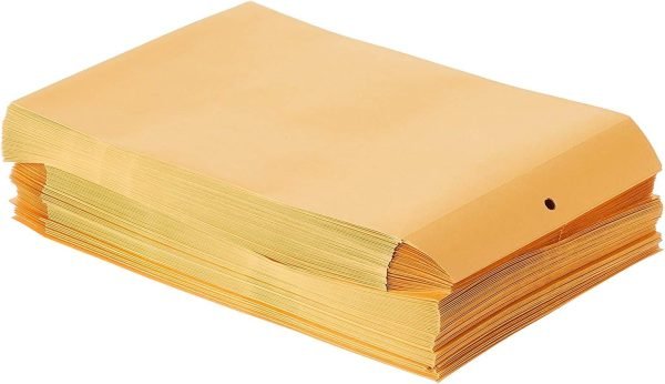 71fknM4oRbL._AC_SL1500_.jpg Mead Mailing Envelopes, Clasp Closure, 9" X 12", All-Purpose 24-lb Paper, Brown Kraft Material, 20 per Box (76020)