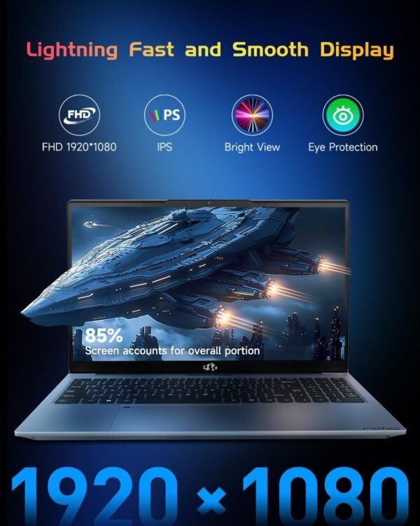 71g9AiEd14L._AC_SL1500_-1.jpg NIMO 15.6 IPS FHD-Student-Laptop, 16GB RAM 1TB SSD Backlit Keyboard Fingerprint Intel Pentium Quad-Core N100 (Beat to i3-1115G4, Up to 3.4GHz) Computer with WiFi 6 Numpad Win 11 Silver
