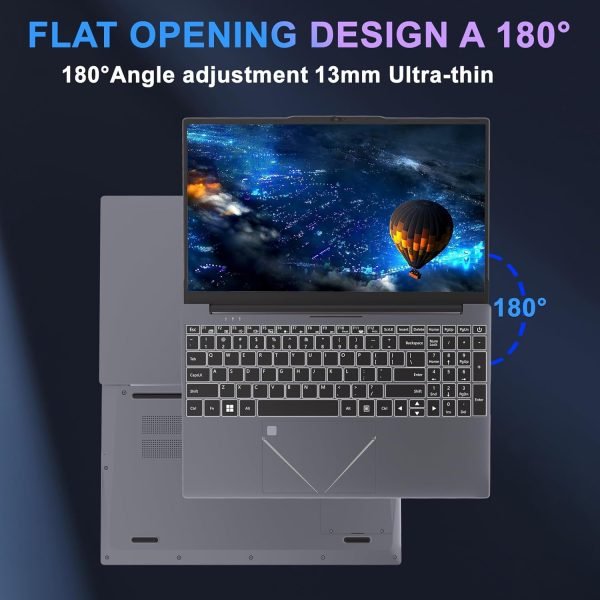 71i-1UqngzL._AC_SL1500_.jpg 15.6" Laptop PC 16GB DDR4 512GB SSD, HD Laptop Computer AMD Ryzen 5 3500U Processor AMD Integrated Graphics computer with Touch ID 2.4/5G WiFi Bluetooth USB 3.0 WPS office for Students/Gaming laptop