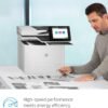 HP LaserJet Enterprise Flow MFP M634h Monochrome All-in-One Printer with built-in Ethernet & 2-sided printing (7PS95A), White