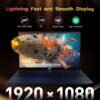 15.6-FHD-Laptop Student-Laptop, 16GB RAM 1TB SSD, Intel Pentium Quad-Core N100 Processor (Up to 3.4GHz) Backlit Keyboard Fingerprint WiFi 6 BT5.2 Business-Laptop, 2 Years Warranty Windows 11 Laptop