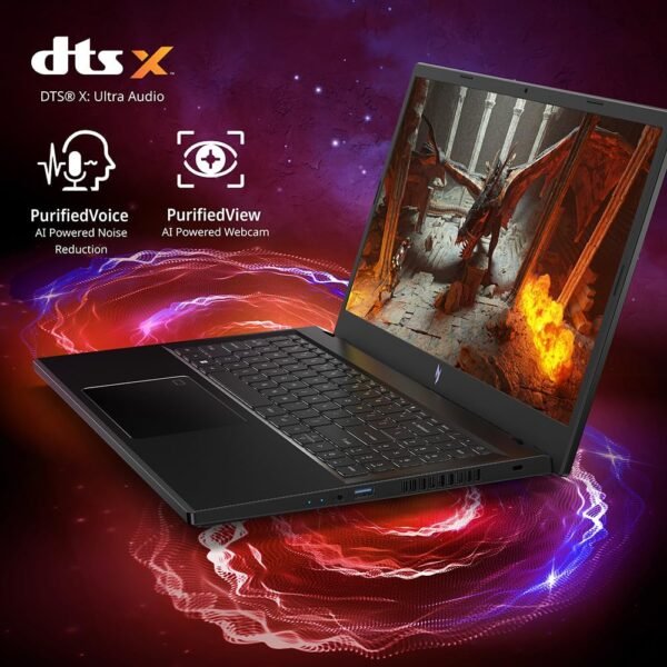 Acer Nitro V Gaming Laptop | Intel Core i9-13900H Processor | NVIDIA GeForce RTX 4060 Laptop GPU | 15.6" FHD IPS 144Hz Display | 32GB DDR5 | 1TB Gen 4 SSD | WiFi 6 | Backlit KB | ANV15-51-92XK