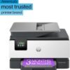 HP OfficeJet Pro 9125e All-in-One Printer, Color, Printer-for-Small Medium Business, Print, Copy, scan, fax,Touchscreen; Smart Advance Scan, 3 month Instant Ink trial included