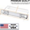 OLYMPX 500 Pcs of Prong Paper Fastener Compressors for Standard 2-Hole Punch, Works with 1 Inch - 3.5 Inch Capacity, 2.75 Inch Center for Paper Fastener Prong Bases, Bulk-Packed