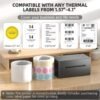 Label Printer, 4x6 Shipping Label Thermal Printer for Packages, Bluetooth Conection and Compatible with Android. iPhone.Windows, Mac, Chromebook, Amazon, Ebay, UPS.USPS, FedEx, Shopify