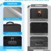 ENGPOW File Organizer Bag with 13 Pocket Accordion File Folder, Fireproof Document Organizer with Lock& Labels,Multi-Layer Portable Home Travel Safe Storage Box for Important Documents,Files and More
