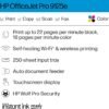 HP OfficeJet Pro 9125e All-in-One Printer, Color, Printer-for-Small Medium Business, Print, Copy, scan, fax,Touchscreen; Smart Advance Scan, 3 month Instant Ink trial included
