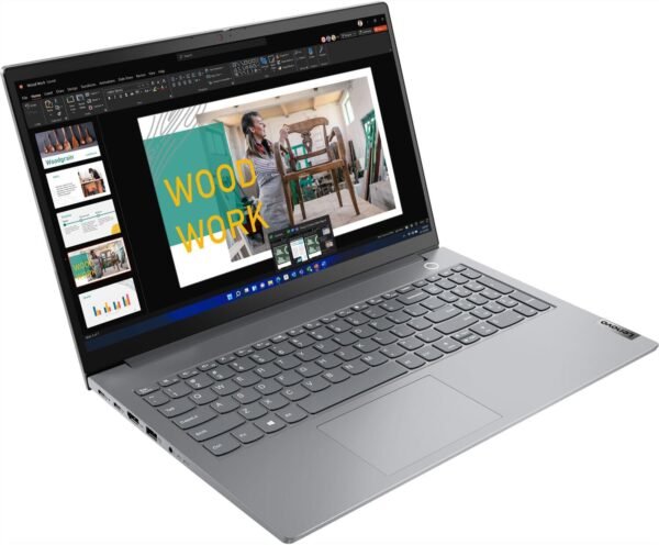 Lenovo ThinkBook 15 Gen 4 Business Laptop (15.6" FHD, 12th Gen Intel 10-Core i7-1255U, 16GB RAM, 512GB SSD), 1080p Webcam, Fingerprint, IST SD Card, Wi-Fi 6, Ethernet, Win 11 Pro, Grey