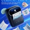 Phomemo Label Maker - M108 Bluetooth Address Label Makers for Small Business, Home, Office, 2 Inch Barcode Label Printer with 300+ Templates, Sticker Printer for Address/Logo/Clothing Label, Black