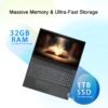 Lenovo V15 Business Laptop | Intel 4-core Processor | Intel UHD Graphics | 15.6" FHD (1920 x 1080) | 32GB RAM | 1TB SSD | Ethernet RJ-45 | Military Durability | Windows 11 Pro