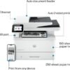 HP LaserJet Pro MFP 4101fdn Printer, Print, scan, copy, fax, Fast speeds, Easy setup, Mobile printing, Advanced security, Best for small teams, Ethernet/USB only