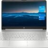 HP 15 Notebook, 15.6" HD Screen Laptop, Intel Core i3-1115G4, 32GB DDR4 RAM, 1TB SSD, Webcam, HDMI, Wi-Fi, Windows 11 Home, Natural Silver