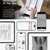 Portable Printers Wireless for Travel, Bluetooth Inkless Thermal Printer, Support 8.5" X 11" US Letter & A4 Size, Small Mobile Printer with Carry Case, Compatible with Phone Laptop for Office Car Home