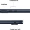 Apple 2025 MacBook Air 13-inch Laptop with M4 chip Built for Apple Intelligence, 13.6-inch Liquid Retina Display, 16GB Unified Memory, 256GB SSD Storage, 12MP Center Stage Camera, Touch ID; Midnight