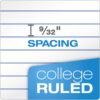 Oxford Spiral Notebook, 1 Subject, College Ruled Paper, 8 x 10-1/2 Inch, Pastel Pink, Orange, Yellow, Green, Blue and Purple, 70 Sheets (63756), Set of 6
