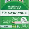 Ticonderoga® Pastel Pencils, #2 Soft, Assorted Colors, Pack of 10 Pencils