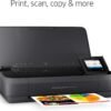 HP OfficeJet 250 All-in-One Portable Printer with Wireless & Mobile Printing, Works with Alexa (CZ992A) Black