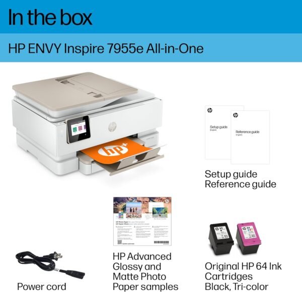 71tUqFC7ORL._AC_SL1500_.jpg HP ENVY Inspire 7955e Wireless Color Inkjet Printer, Print, scan, copy, Easy setup, Mobile printing, Best-for home, 3 month Instant Ink trial included, White