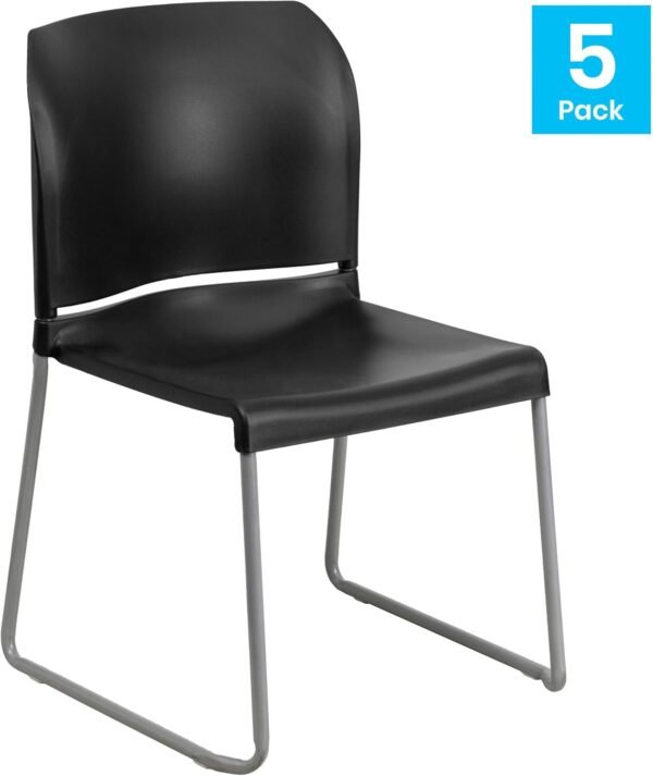 71tVyUK68XL._AC_SL1500_.jpg Flash Furniture Hercules Series Contoured Stacking Chairs for Waiting Rooms and Offices, Ergonomic Lobby Chairs with Curved Back, Set of 5, Black
