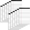 5" x 8" Note Pads 12 Pack of Legal Pads 30 Sheets Notepad College Ruled Small Writing Pads Perforated Pages Paper Pads 80GSM Heavyweight Paper Note Pads for Home, Office, or School