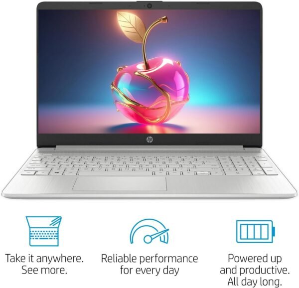 HP Latest 15" Laptop, Intel Celeron N4120 Quad-core Processor, 32GB RAM, 1TB SSD, 15.6" HD Micro Edge LED Display, Fast Charge, SD Card Reader, Windows 11 Pro, WOWPC Recovery USB