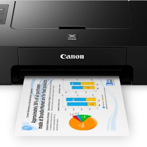 Canon TS202 Inkjet Photo Printer, Black (USB Required, not Included)
