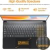 15.6 Inch Laptops, 8GB DDR3 512GB SSD Windows 11 Laptop Computer with I3 Processor, HD Display, 52Wh Battery, Wi-Fi 5, BT4.2, HDMI, USB3.2, Type-C, for Business and Students