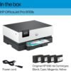 HP OfficeJet Pro 9110b Wireless Color Inkjet Printer, Print, Duplex Printing Best-for-Office (5A0S1A)